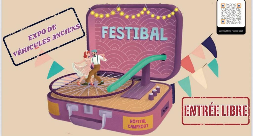 Ambiance festive du Camfrout Bike Festibal à L’Hôpital-Camfrout