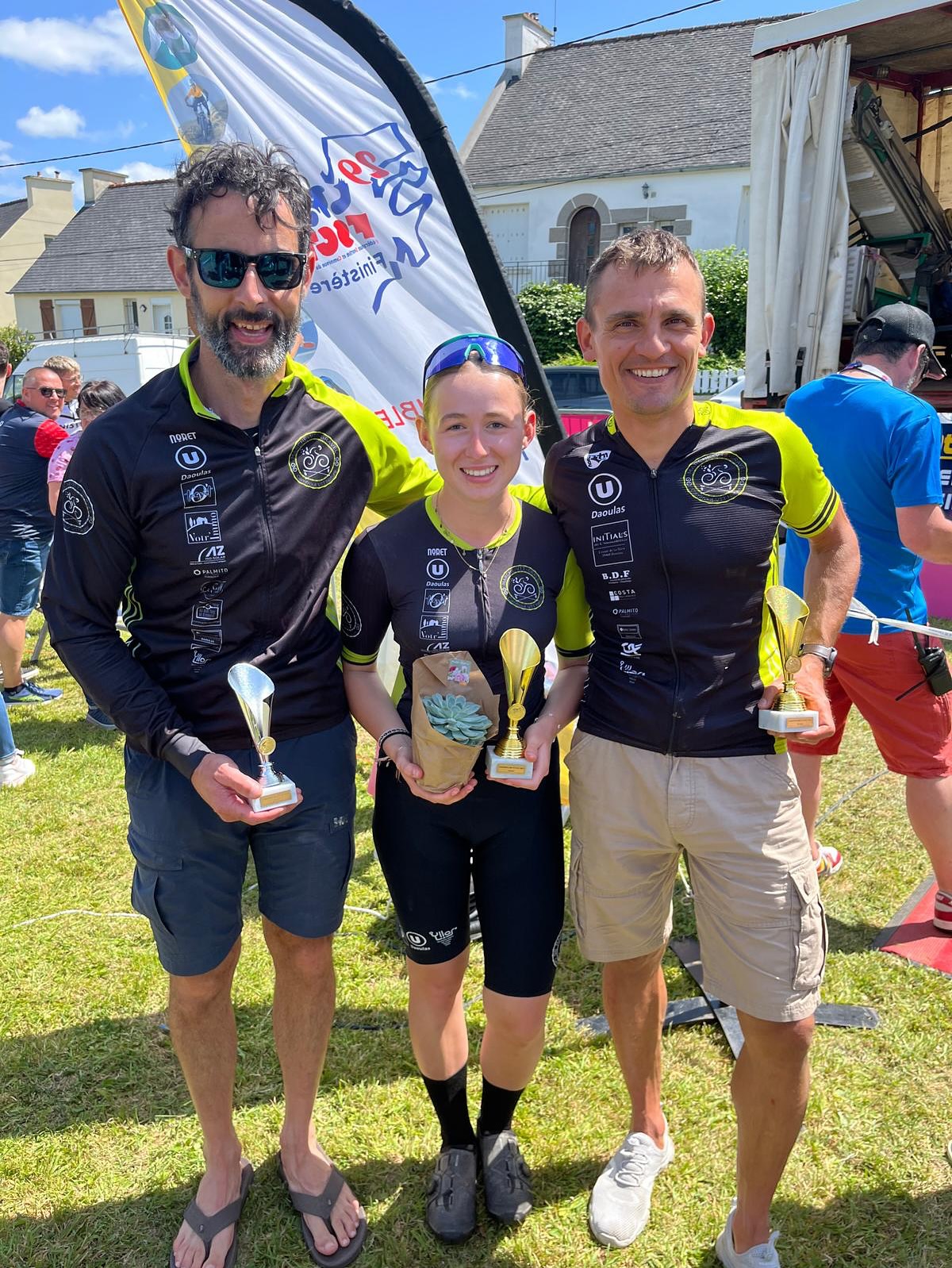 champions du club du Camfrout vtt nature